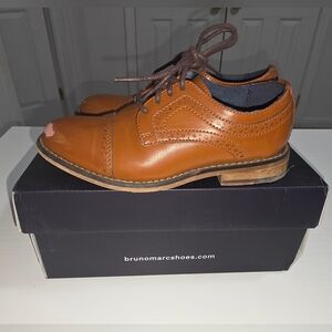 Bruno Marc | Boy's Tan Dress Shoes